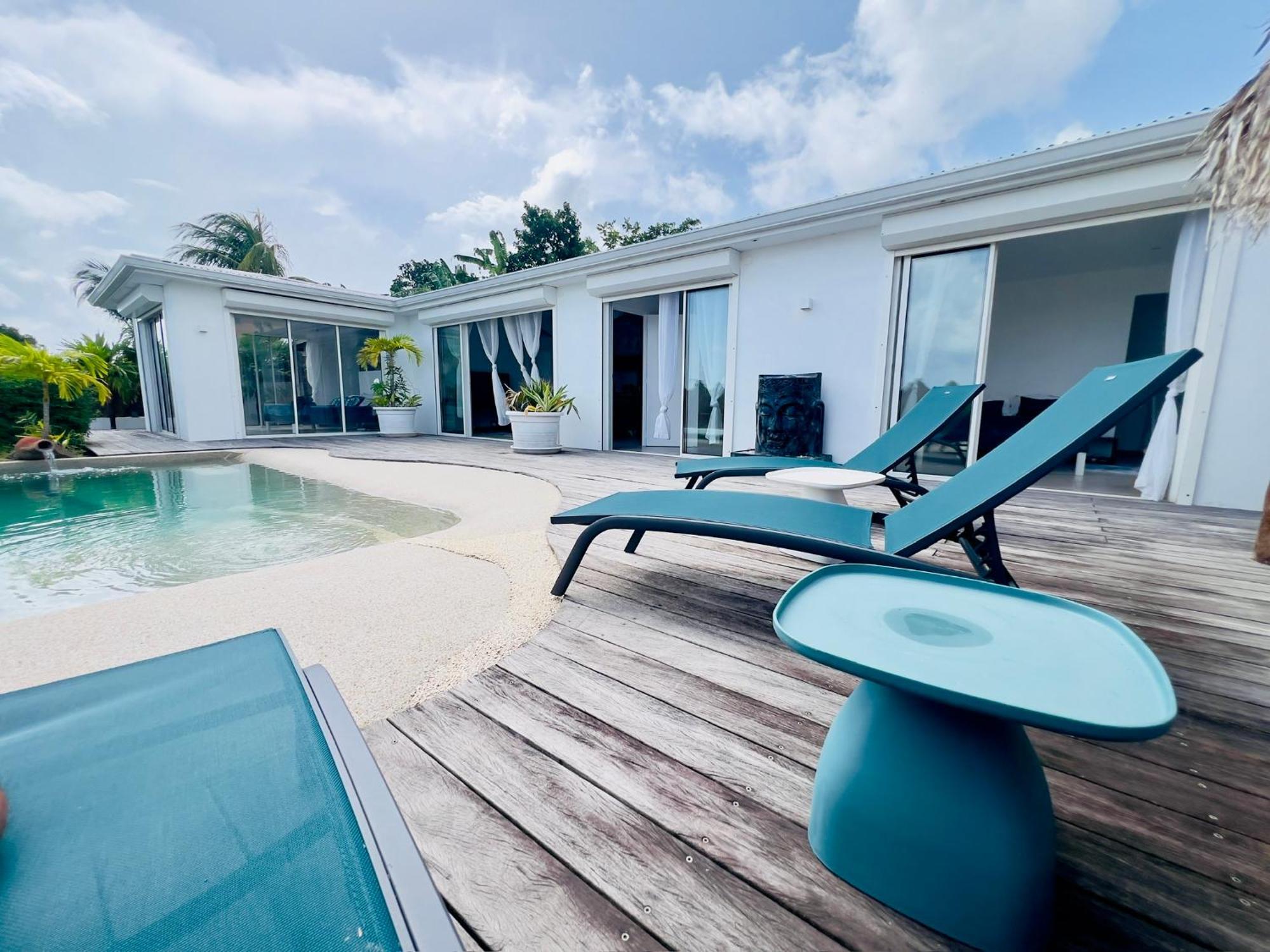 Villa Amaryllis Luxueuse,Piscine,Vue Mer,Plage Sainte-Luce Exterior photo